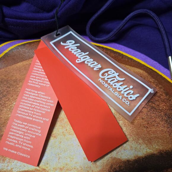 HeadGear Classics Nostalgia Co. Sz XL Purple Kobe Bryant Hoodie - Picture 4 of 11